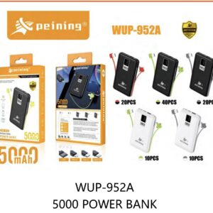 Power bank 5000mah wup-952A