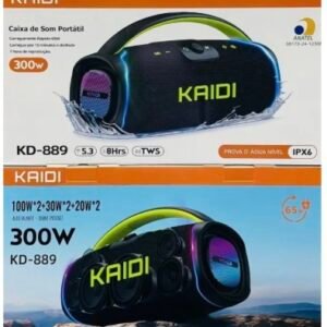 Caixa de som 300w kd-889