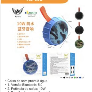 Caixa de som 10w AL-652