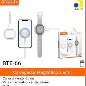 Carregador 3 in 1 bte-56