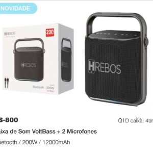 Caixia de som bluetooth 200w voltbass CS-800