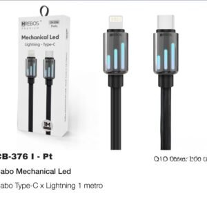 Cabo lingtning- type c mechanical Led CB-376i hrebos