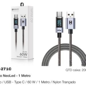 Cabo type c 60w neoled 1m CB-271c