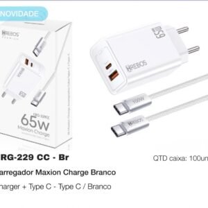 Carregador 65w HRebos CRG-229CC