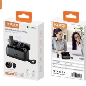 Microfone magnético de lapela sem fio P4-A