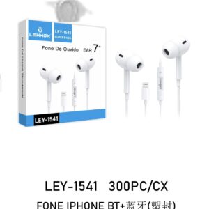 fone ios com borracha LEY-1541
