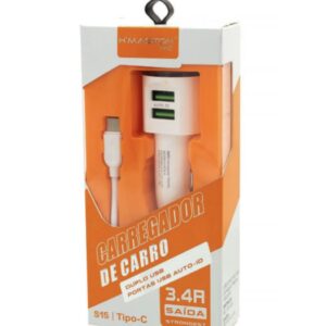 carregador veicular type c s15-3