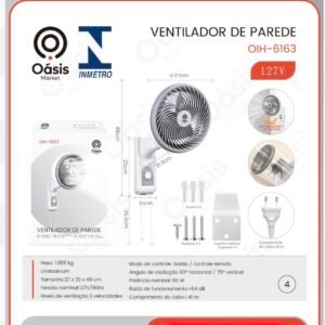 Ventilator de parede OIA-6163
