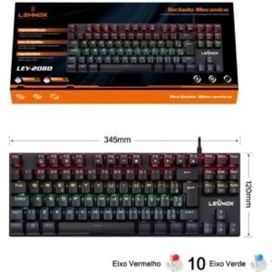 teclado mecânico LEY-2080