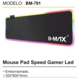 Mouse pad speed gamer LED BM-791