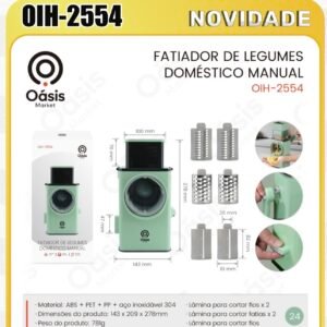 Fatiado de legumes doméstico manual OIH-2554