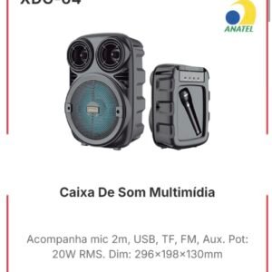 Caixa de som 20w XDG-64