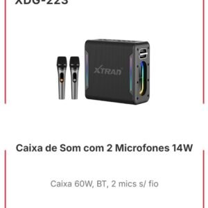 Caixa de som 60w XDG-223