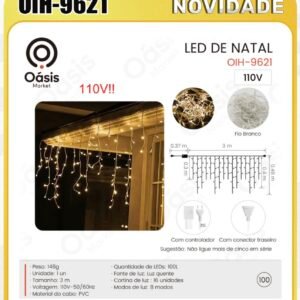 LED de natal 110v 3M OIH-9621