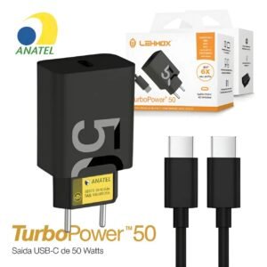 carregador turbo power 50w LE-491 PD
