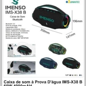 Caixa de som imenso 60w IMS-X38B