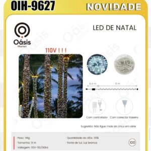 Led de natal 3m 110v OIH-9617
