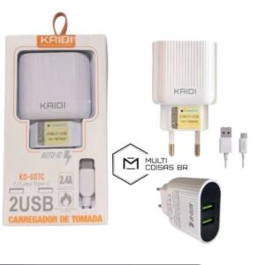 carregador type c 2.4A kd-607c
